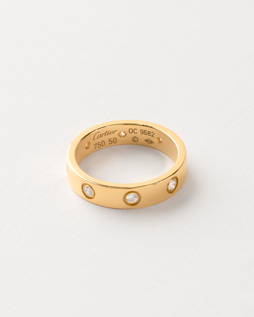 Anillo Cartier LOVE Con Diamantes