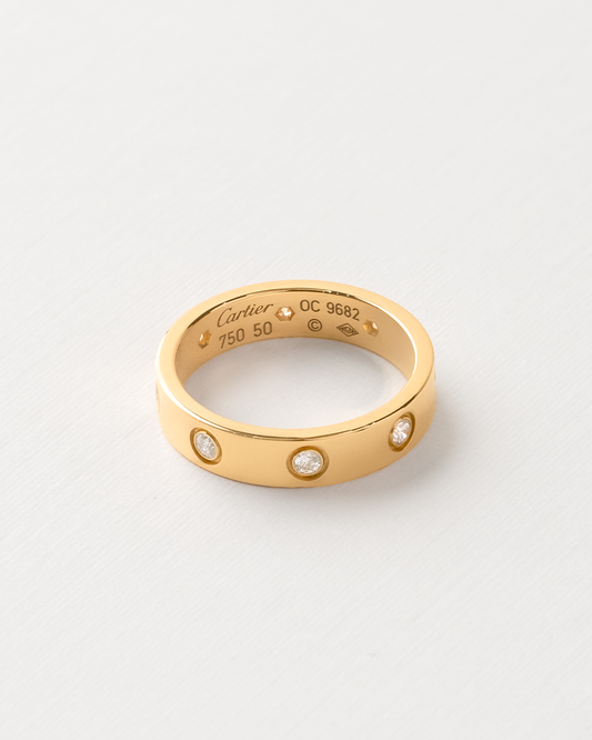Anillo Cartier LOVE Con Diamantes